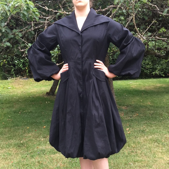 Samuel Dong Jackets & Blazers - Samuel Dong Black Spring Trenchcoat